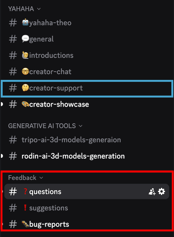 Discord channels
