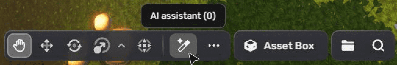 AI assistant in toolbar