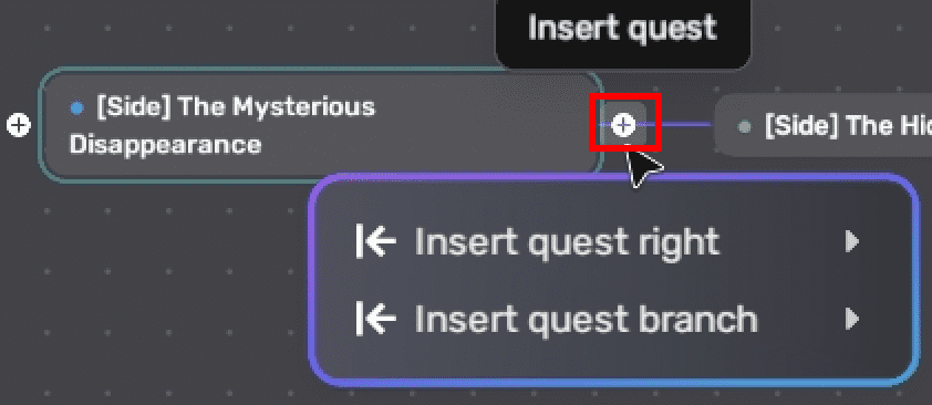 Insert quest