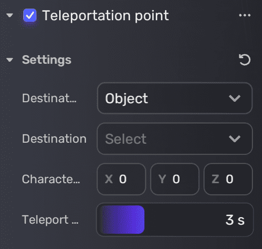 set-destination-object
