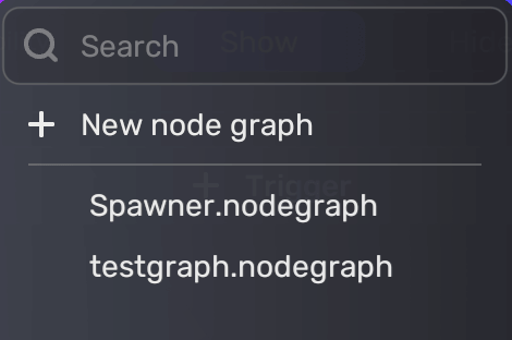 Choose node graph