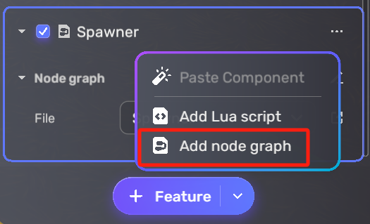 Add node graph