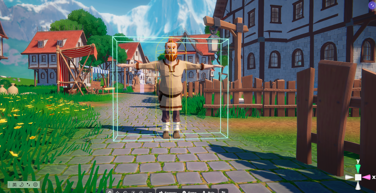 place-model-scene
