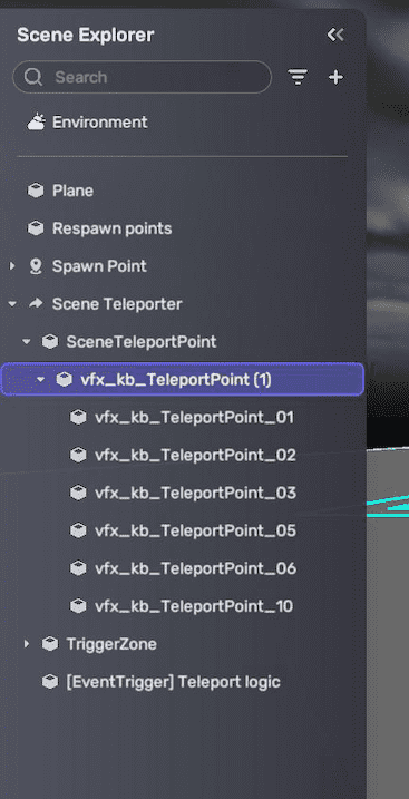 Scene Teleporter VFX