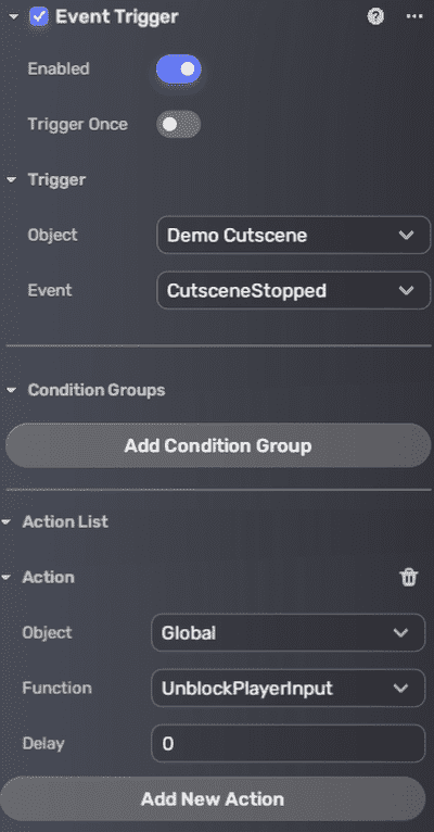 enable character control