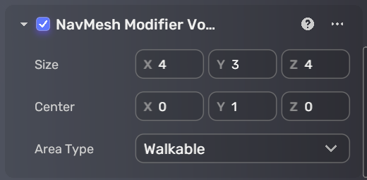 Navmesh Modifier Volume