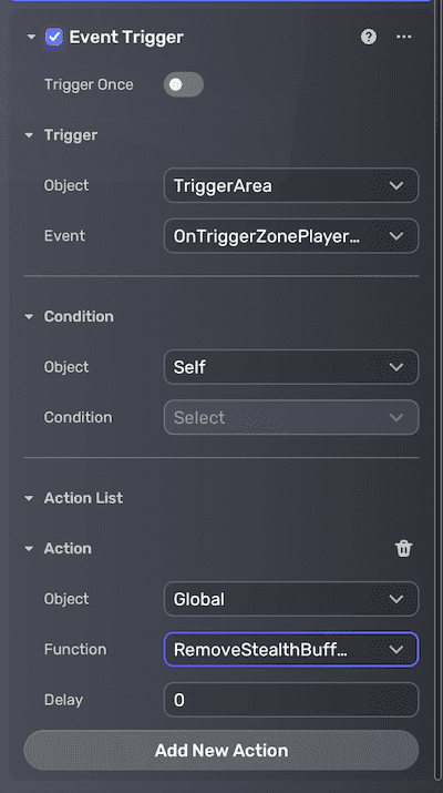 Deactivation Event Trigger