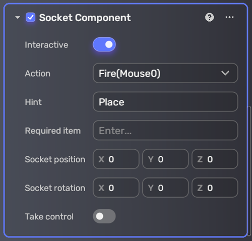 Socket Component