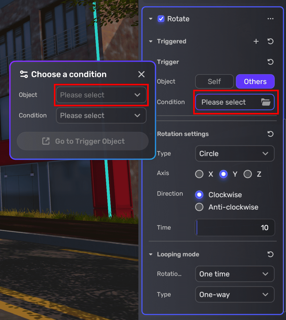 trigger other objects