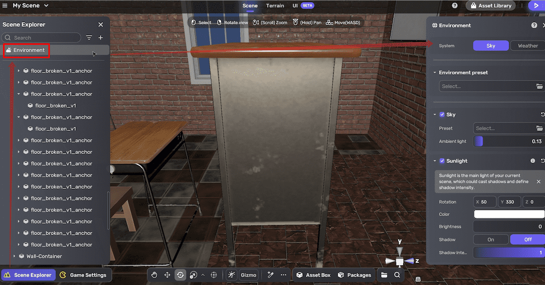 Open Environment system