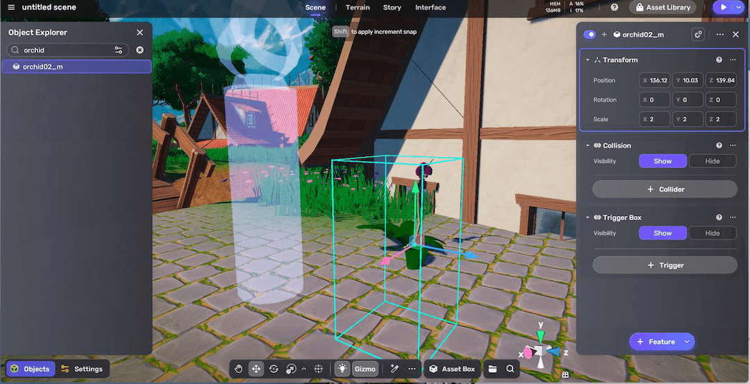 Practice editing orchid model