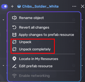 拆解和完全拆解预制件
